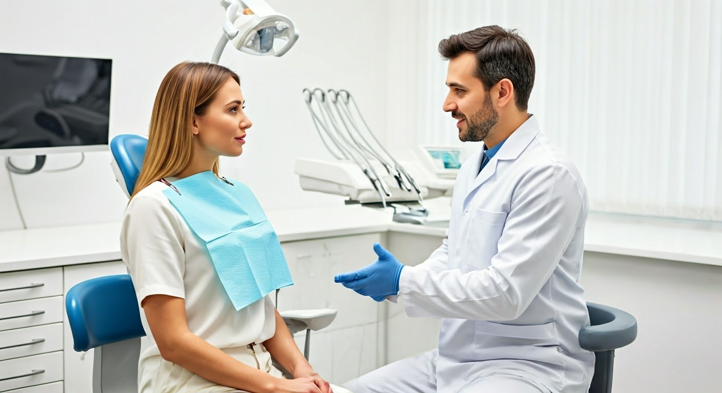 Stamford CT Dentist: Your Path to Dental Wellness 2025 Lizard's Lunch Dentist at Makar Dental consulting with patient