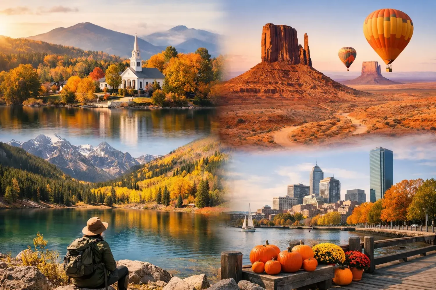 12 Best Places To Travel In October USA - Lizard's Lunch