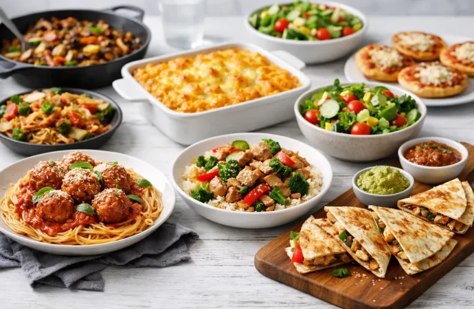 12 Easy Weeknight Dinner Ideas for Families