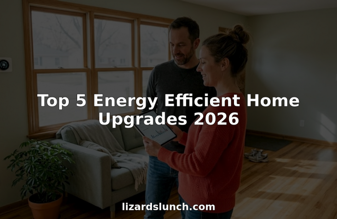 Top 5 Energy Efficient Home Upgrades 2026