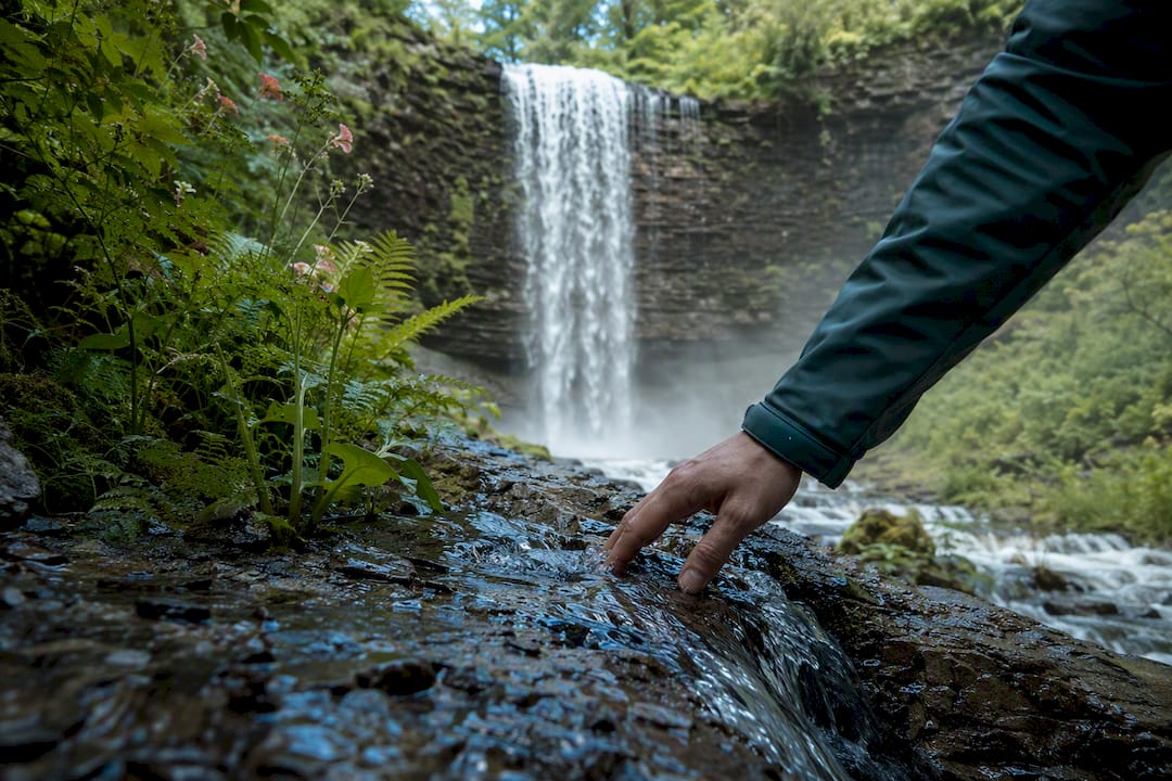 The Best Toronto Day Trips for Every Kind of Traveler 2026 Lizard's Lunch Waterfall cascading over mossy rocks