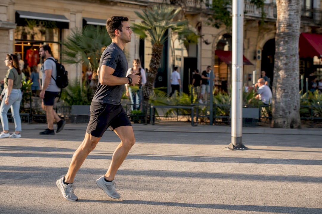 Stress Management Techniques That Fit a Real Schedule 2026 Lizard's Lunch Person walking briskly outdoors for stress relief