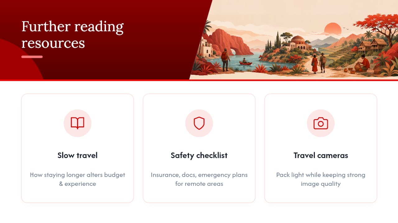 10 Offbeat Destinations That Offer Authentic, Sustainable Travel 2026 Lizard's Lunch Further Reading to Help You Plan an Offbeat Trip — overview diagram